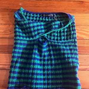 stripe twist tube top